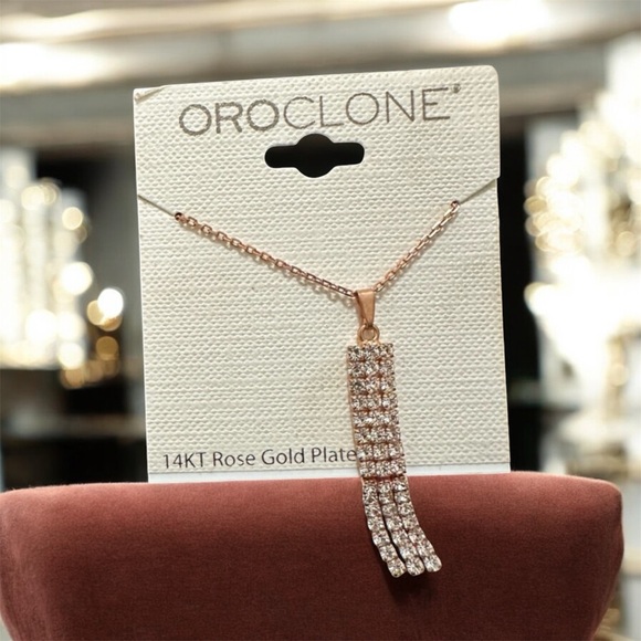 Jewelry - 14k Rose Gold Plated Necklace